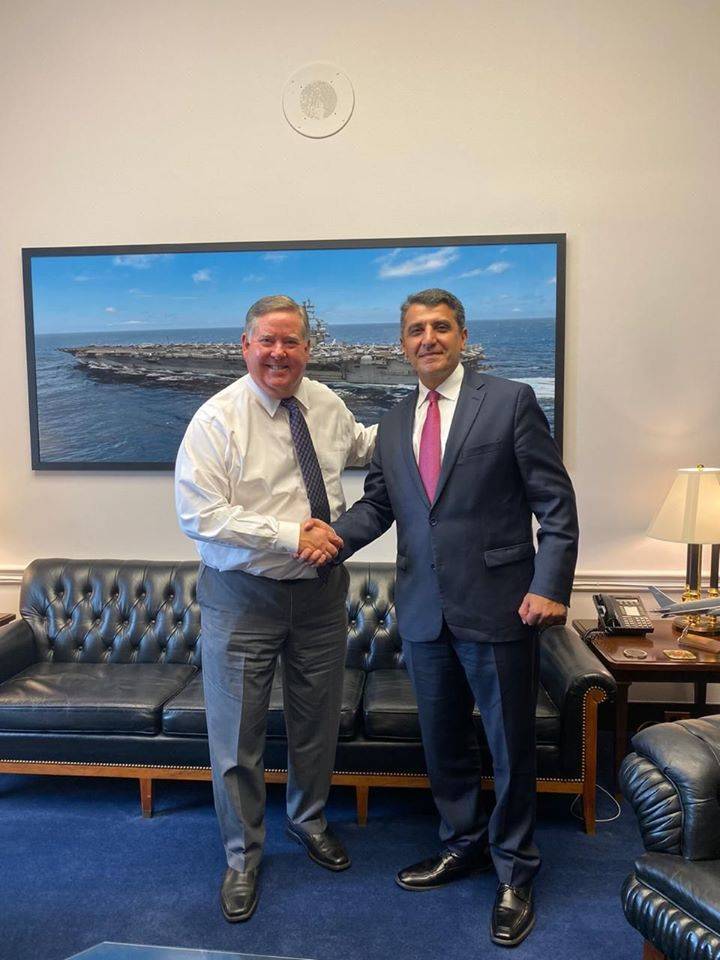 Ambassador Nersesyan's meeting with Congressman Ken Calvert