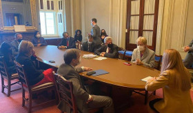 Meeting between Ambassador Makunts and members of the Congressional Caucus on Armenian Issues
