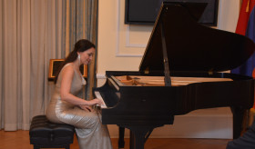 Concert dedicated to the 145 anniversary of Komitas Vardapet at the Embassy of Armenia