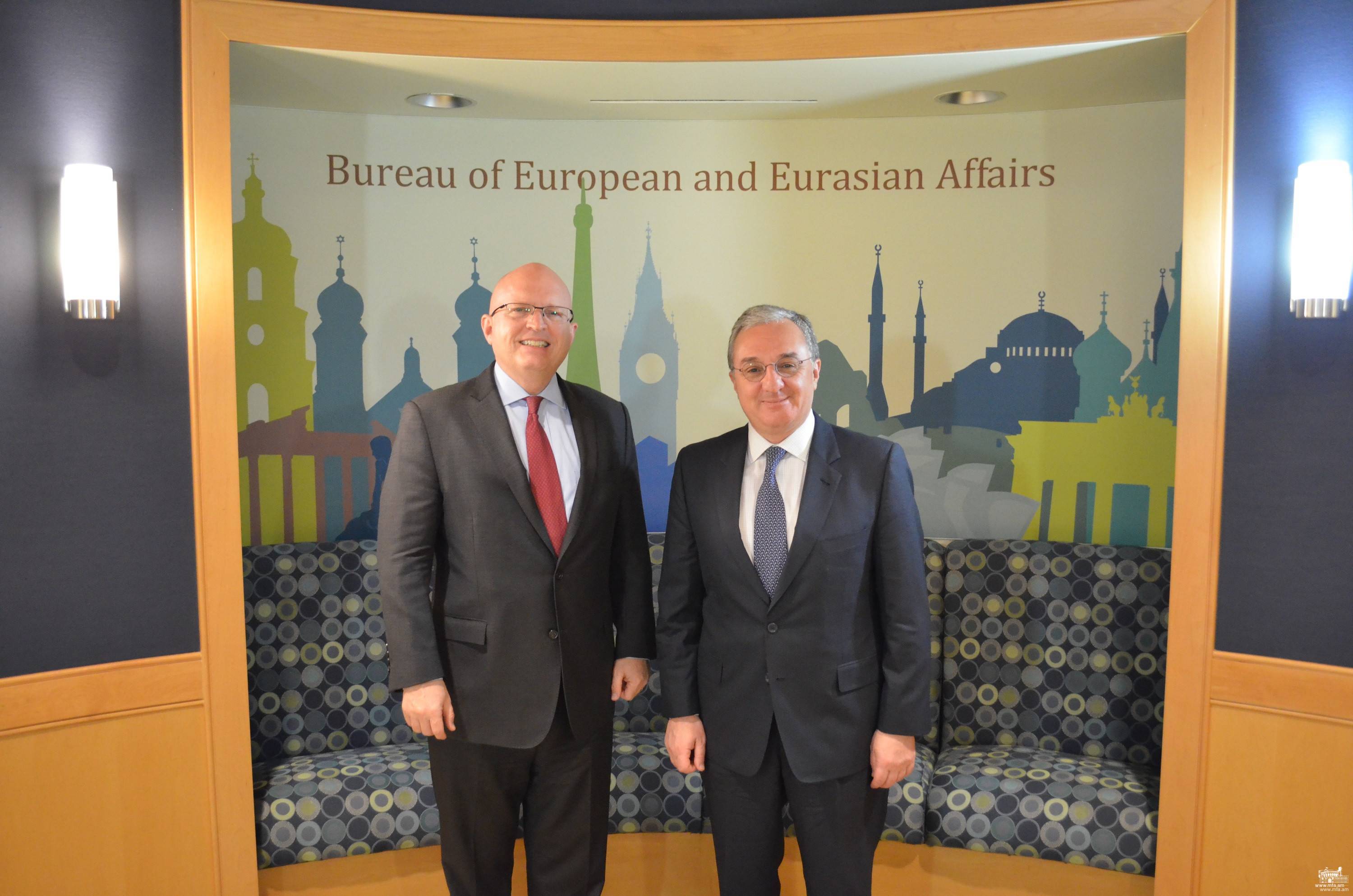 Foreign Minister Zohrab Mnatsakanyan’s Meeting with Philip T. Reeker, Acting Assistant Secretary of State for Europe and Eurasia.