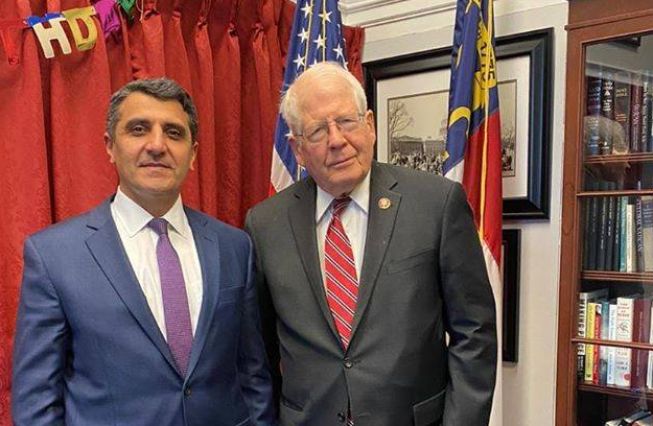 Varuzhan Nersesyan, Ambassador of the Republic of Armenia to the Unites States of America, met with Congressman David Price (D–North Carolina)