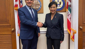 Varuzhan Nersesyan, Ambassador of the Republic of Armenia to the Unites States of America, met with Congresswoman Judy Chu