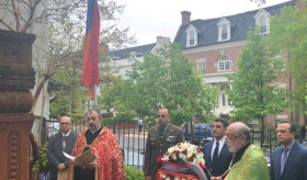 Ceremony  in memory of the holy martyrs of the Armenian Genocide