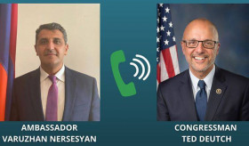 Phone call between Ambassador Varuzhan Nersesyan and Congressman Ted Deutch