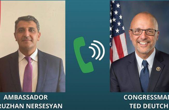 Phone call between Ambassador Varuzhan Nersesyan and Congressman Ted Deutch