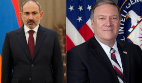 PM calls Mike Pompeo’s attention to the fact of Azerbaijan’s violation of ceasefire agreement