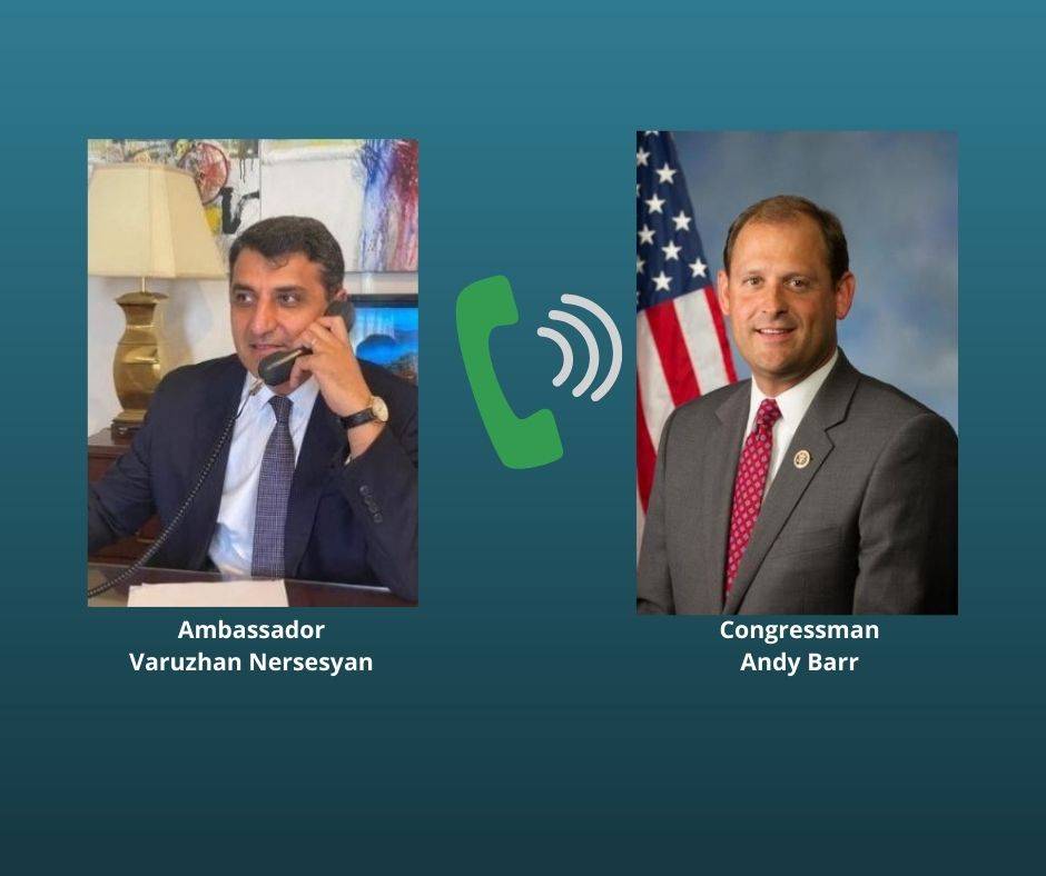 Ambassado Nersesyan's virtual meeting with Congressman Barr