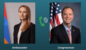 Virtual meeting between Ambassador Makunts and Congressman Schiff