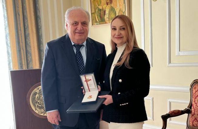 Maestro Konstantin Petrossian was awarded the honorary title of Distinguished Artist of the Republic of Armenia for his merits in the field of art