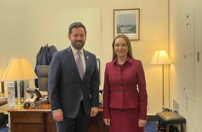 Ambassador of the Republic of Armenia to the United States, Lilit Makunts met with Congressman Michael Lawler