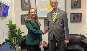 Ambassador of the Republic of Armenia to the United States Lilit Makunts met with Vice Chair of the Congressional Armenia Caucus, Congressman Brad Sherman