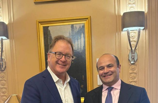 On October 7, the Ambassador of the Republic of Armenia met with Robert Doar, President of the American Enterprise Institute (AEI)