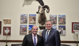On October 7, Ambassador Narek Mkrtchyan met with U.S. Senator Steve Daines (R–MT)