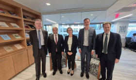 Հոկտեմբերի 8-ին դեսպան Նարեկ Մկրտչյանը հանդիպում է ունեցել Ռազմավարական ուսումնասիրությունների միջազգային ինստիտուտի ամերիկյան գրասենյակի ներկայացուցիչների հետ