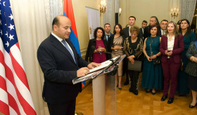 Հոկտեմբերի 30-ին Մերիդիան միջազգային կենտրոնում տեղի ունեցավ  ՀՀ անկախության 34-րդ տարեդարձին նվիրված ընդունելություն