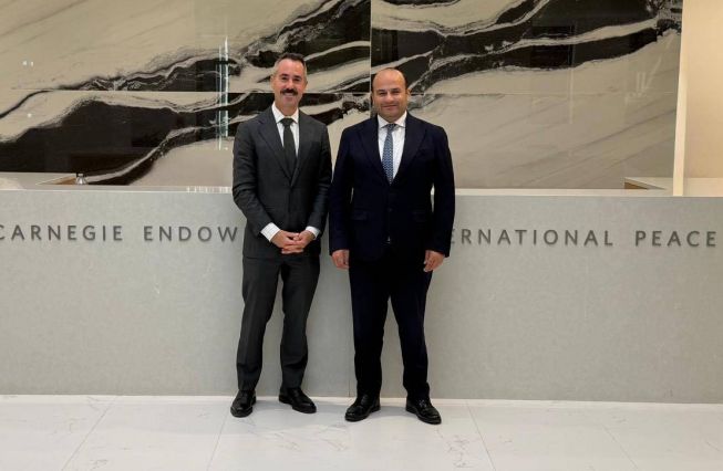 Նոյեմբերի 5-ին ՀՀ դեսպան Նարեկ Մկրտչյանը հանդիպել է Միջազգային խաղաղության «Քարնեգի» հիմնադրամի քաղաքական հետազոտությունների ավագ փոխնախագահ և Եվրոպայի ծրագրի տնօրեն, դոկտոր Դանիել Բաերին