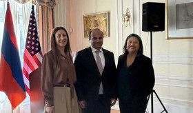 ԱՄՆ-ում ՀՀ դեսպան Նարեկ Մկրտչյանը հանդիպեց GITC/ACT-ի գործադիր տնօրեն Ամալյա Եղոյանի և EXPLR կազմակերպության ներկայացուցիչ Շարմեյն Լիրի հետ