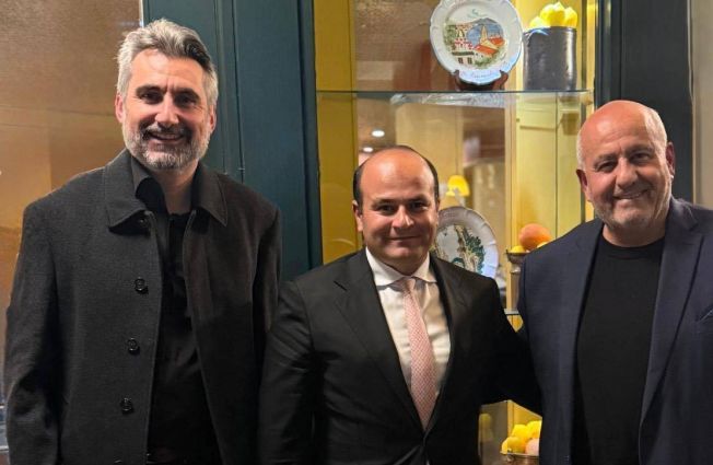 Ambassador Mkrtchyan met with George Tchaparian, Chief Executive Officer of the Open Compute Project (OCP) and Ben Toker, Co-Founder and CTO of Amaros