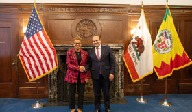 Ambassador Narek Mkrtchyan met with Karen Bass, Mayor of Los Angeles