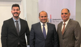 Ambassador of Armenia to the United States, Narek Mkrtchyan, met with James Carafano, Senior Counselor to the President of the Heritage Foundation