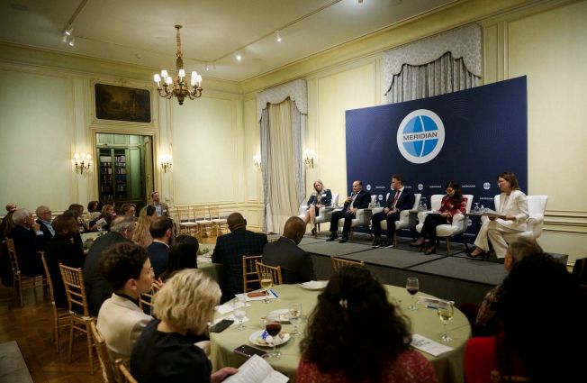 Ambassador Narek Mkrtchyan participated in the panel discussion organized by the Meridian International Center on &ldquo;The AI Economy and the Future of Work&rdquo;