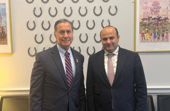 Դեսպան Նարեկ Մկրտչյանը հանդիպում է ունեցել ԱՄՆ Կոնգրեսի անդամ Գարի Փալմերի հետ