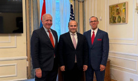 Ambassador Narek Mkrtchyan met with Dr. Paul Murray, newly appointed CEO of the Judeo-Christian Alliance &ldquo;Save Armenia,&rdquo; as well as public figure Steven Wagner