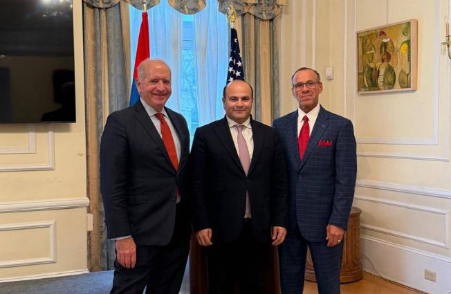 Դեսպան Նարեկ Մկրտչյանն ընդունել է &laquo;Save Armenia&raquo; հուդայա-քրիստոնեական միության նորանշանակ գործադիր տնօրեն և նախագահ Փոլ Մյուրեյին