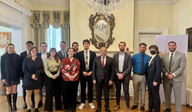 Նարեկ Մկրտչյանը դեսպանությունում հյուրընկալել է Ջորջթաունի համալսարանի Nexus ծրագրի ուսանողներին