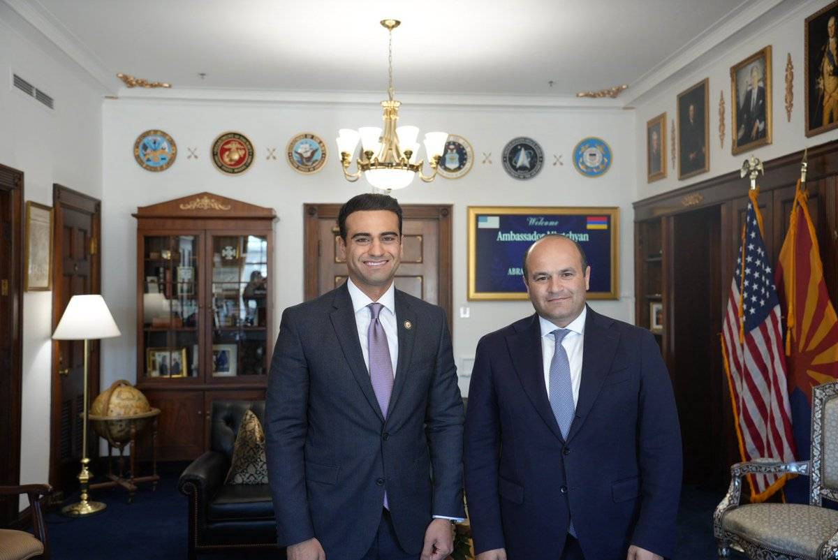 Նարեկ Մկրտչյանը հյուրընկալվել է ԱՄՆ Կոնգրեսի անդամ Աբե Համադեհին