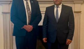 Դեսպան Նարեկ Մկրտչյանը հանդիպում է ունեցել ԱՄՆ երկրաբանական ծառայության միջազգային ծրագրերի գրասենյակի տնօրեն Ուիլյամ Քաննինգհեմի հետ