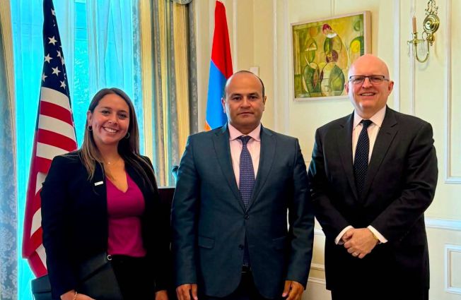 Narek Mkrtchyan hosted Natasha Jacome, President and CEO of the Woodrow Wilson International Center for Scholars